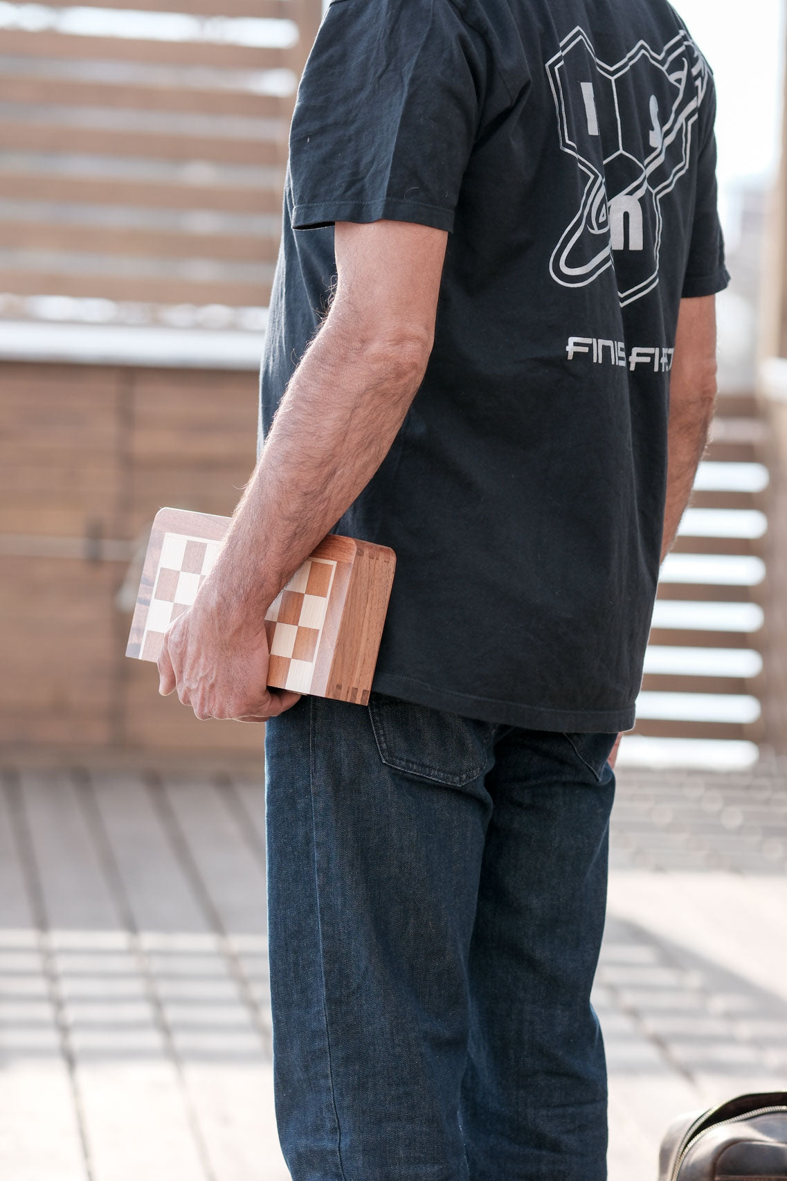 10" Handmade Folding Magnetic Chess Set - Sheesham and Maple Wood